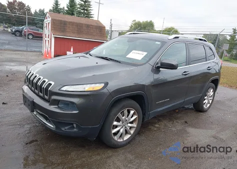 2015 Jeep Cherokee Limited из США, поврежденный, VIN 1C4PJMDS7FW622244